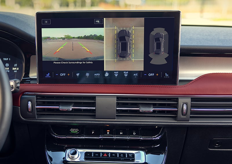 The large center touchscreen of a 2024 Lincoln Corsair® SUV is shown. | Pilson Lincoln in Mattoon IL